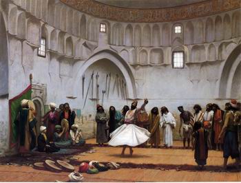 Arab or Arabic people and life. Orientalism oil paintings  441